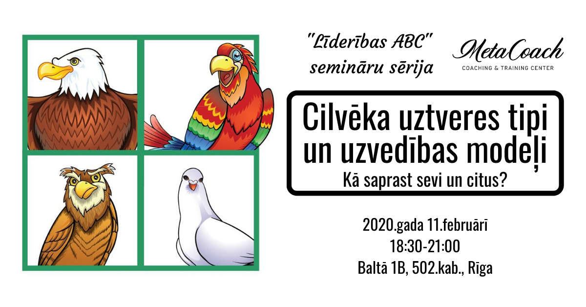 Cilvēka uztveres tipi un uzvedības modeļi!