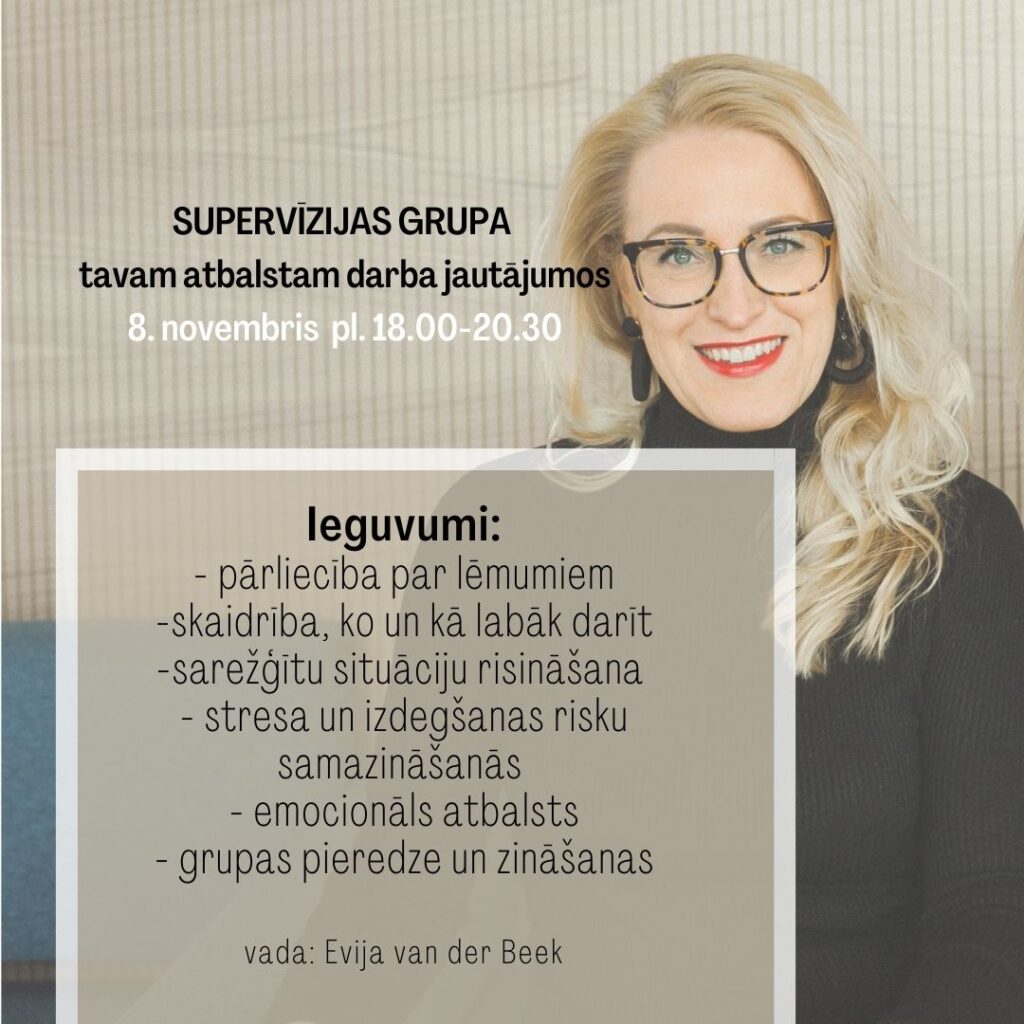Supervīzijas grupa novembrī