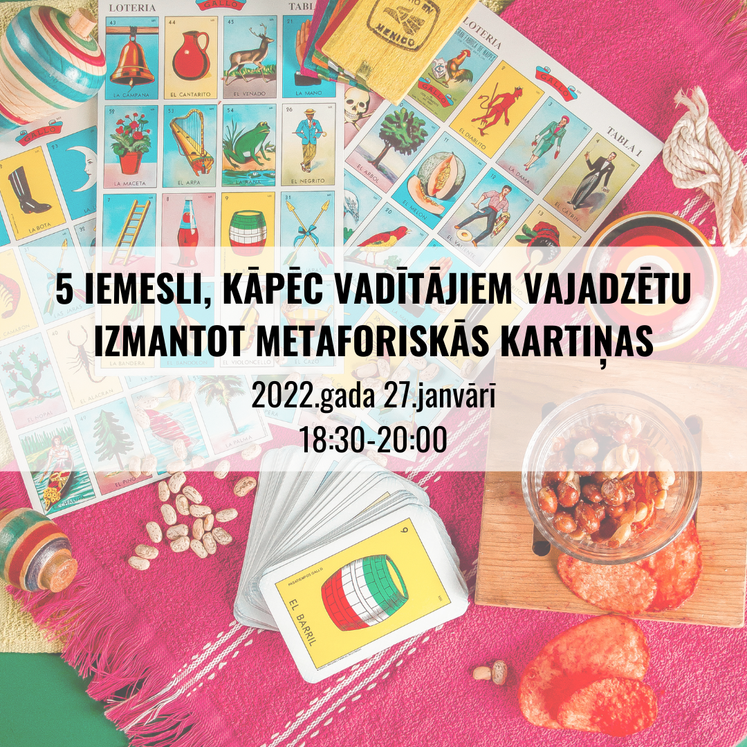 5 iemesli, kāpēc vadītājiem vajadzētu izmantot metaforiskās kartiņas