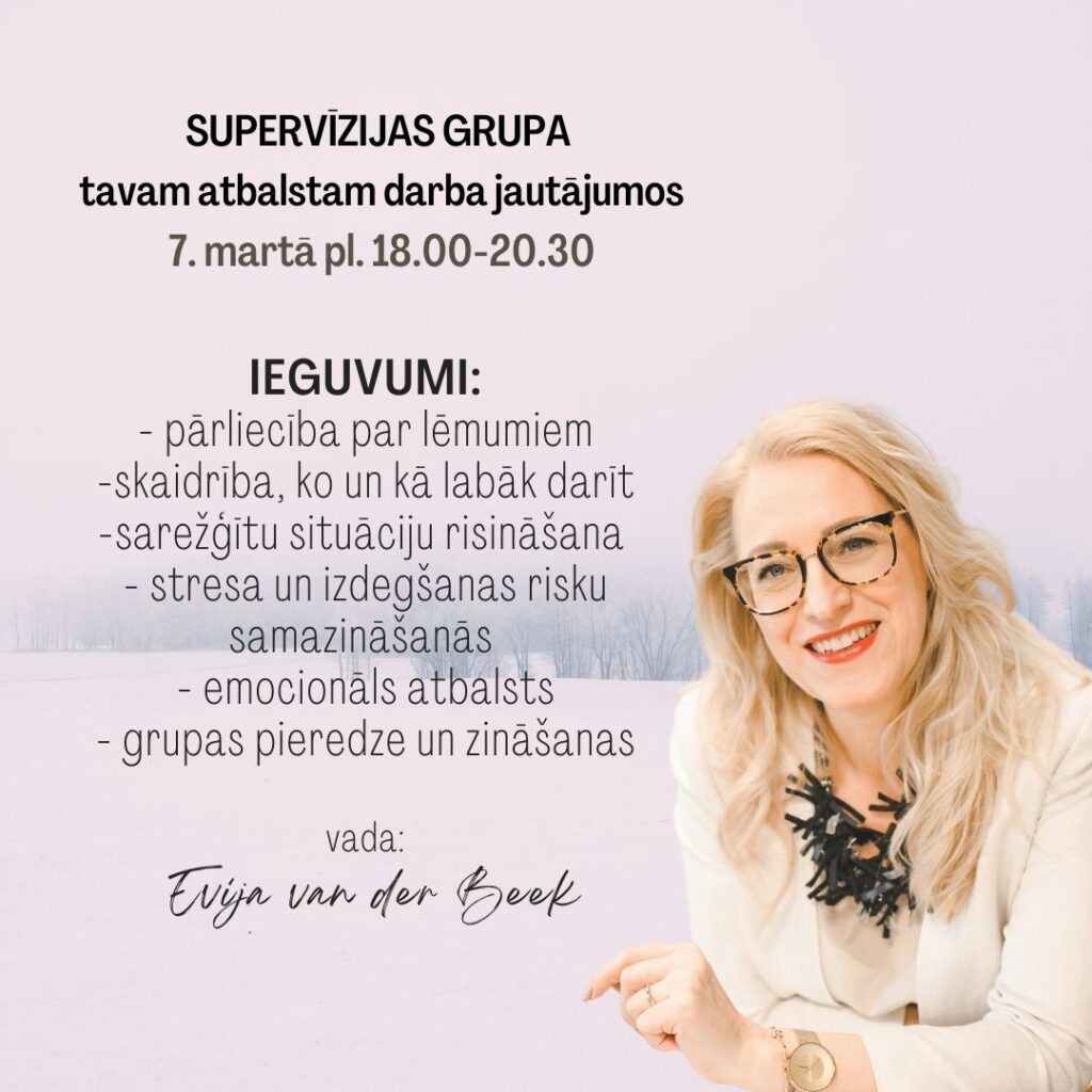 Supervīzijas grupa martā