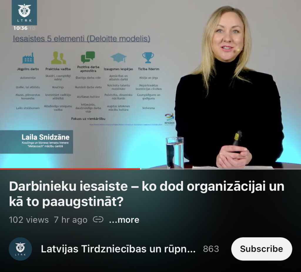 Darbinieku iesaiste