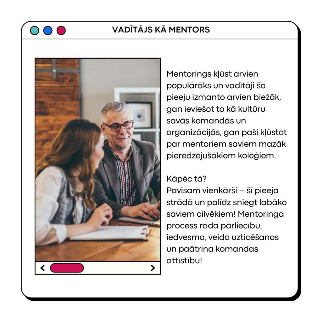 Vadītājs kā mentors