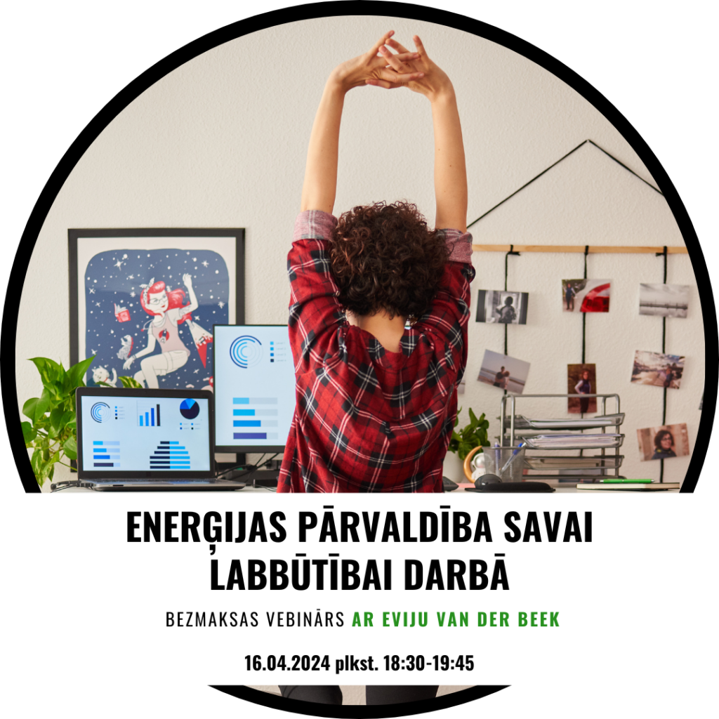 ENERĢIJAS PĀRVALDĪBA SAVAI LABBŪTĪBAI DARBĀ
