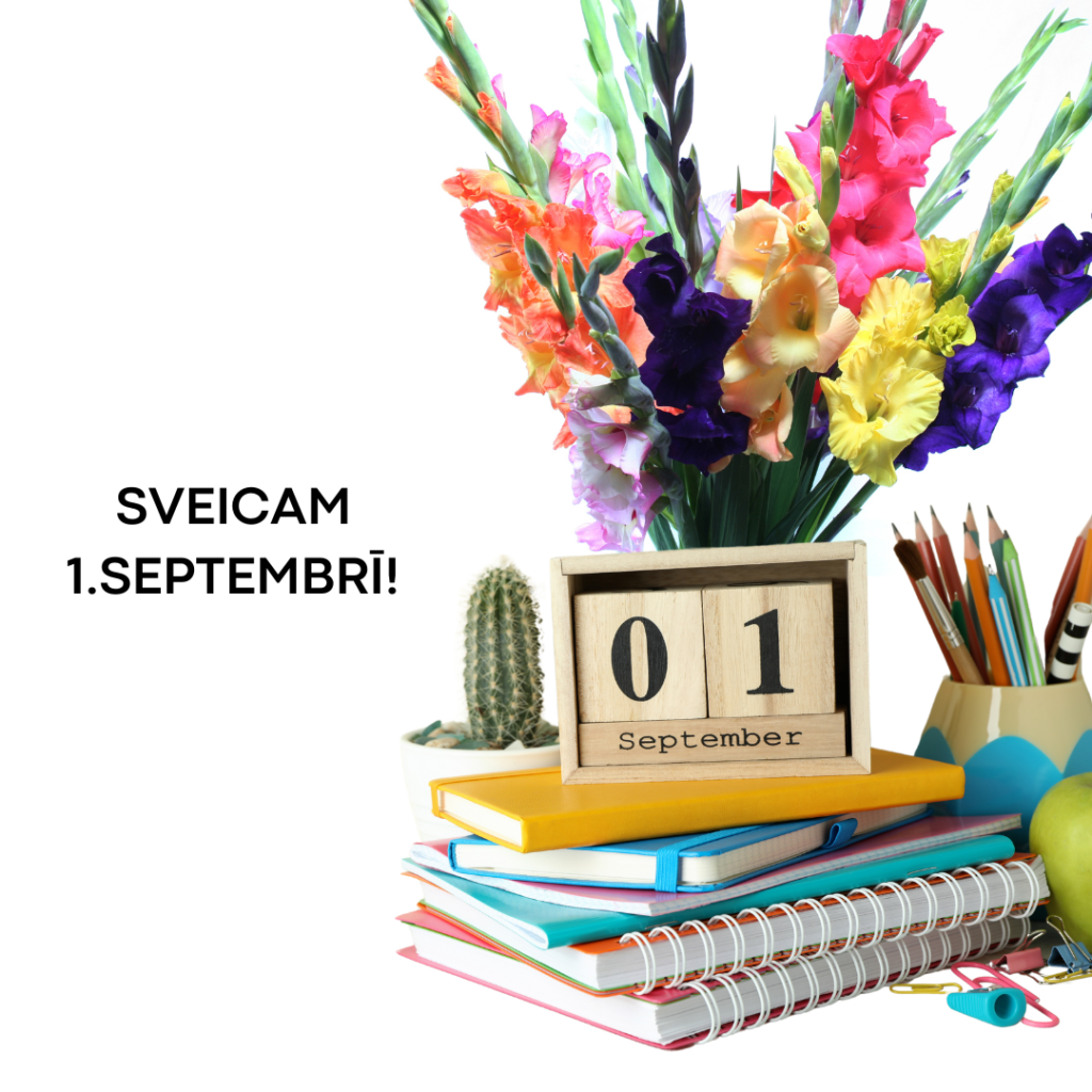 Apsveikums 1.septembrī!