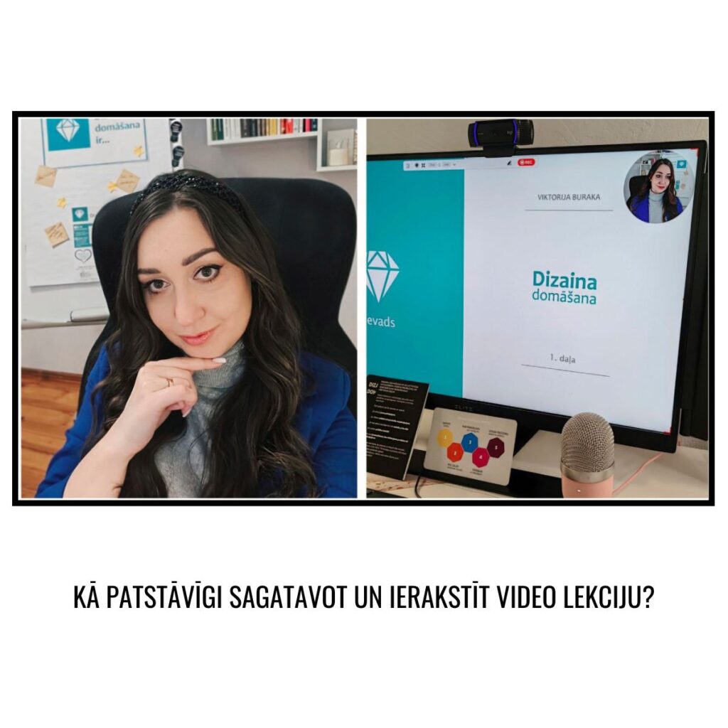 Kā patstāvīgi sagatavot un ierakstīt video lekciju?