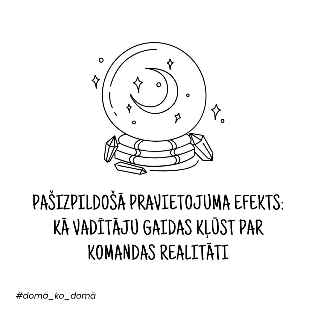 Pašizpildošā pravietojuma efekts - Kā vadītāju gaidas kļūst par komandas realitāti?