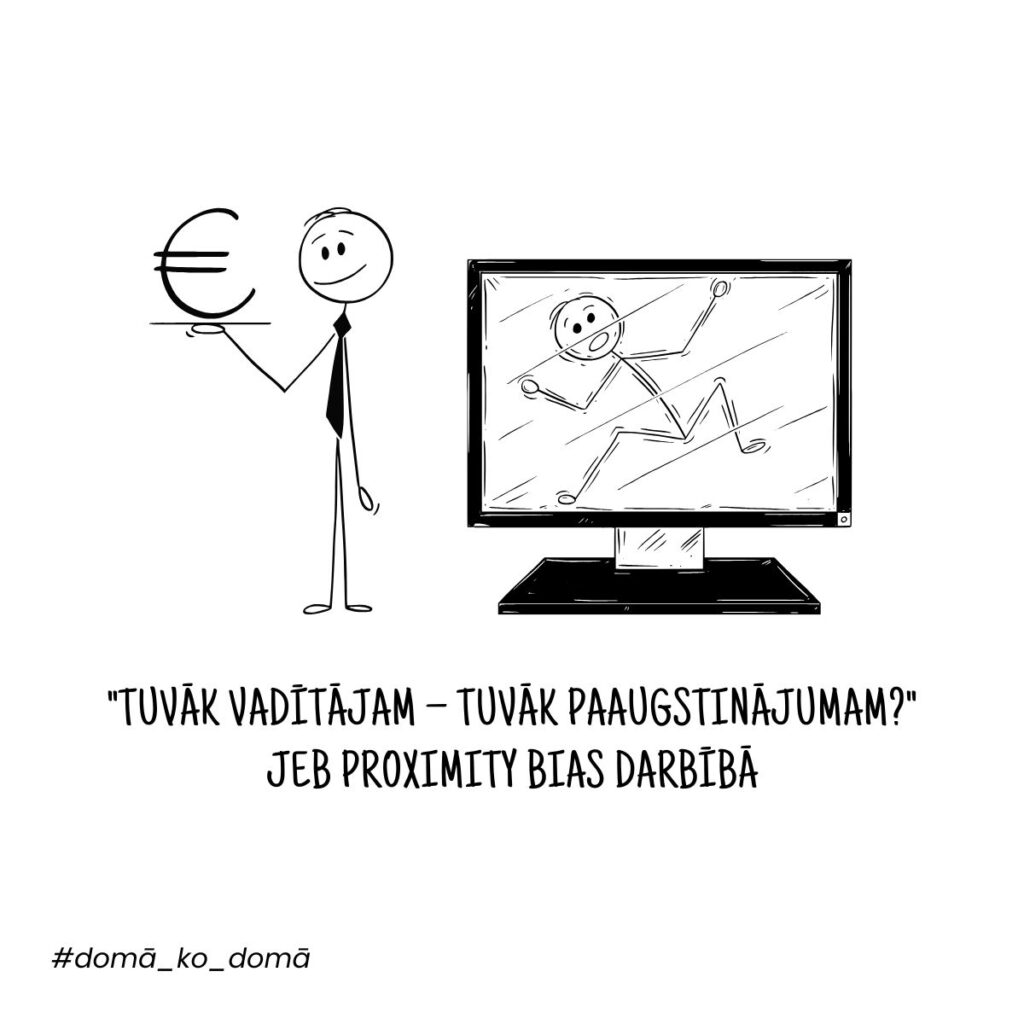 Tuvāk vadītājam – tuvāk paaugstinājumam? jeb Proximity Bias darbībā